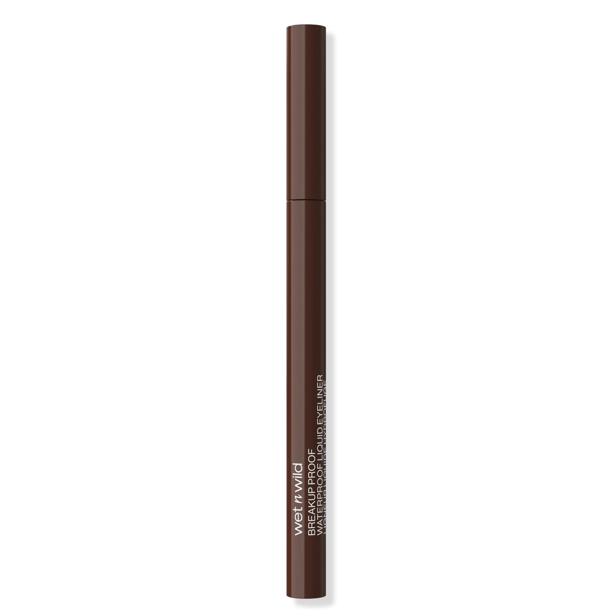 Wet n Wild Breakup Proof Liquid Eyeliner, Brown Eyeliner Pen with Bristle Tip for High-Precision Strokes, Waterproof and Quick Drying, Smudge-Resistant, 16-Hour Wear, Brown