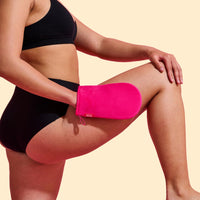 Skinny Tan Wonder Serum Fake Tan - Streak Free Self Tan with Youth Boosting Q10, Vitamin E & Aloe vera for Hydrating Skincare, Vegan & Cruelty Free - Medium, 145ml Plus Mitt & Back Applicator