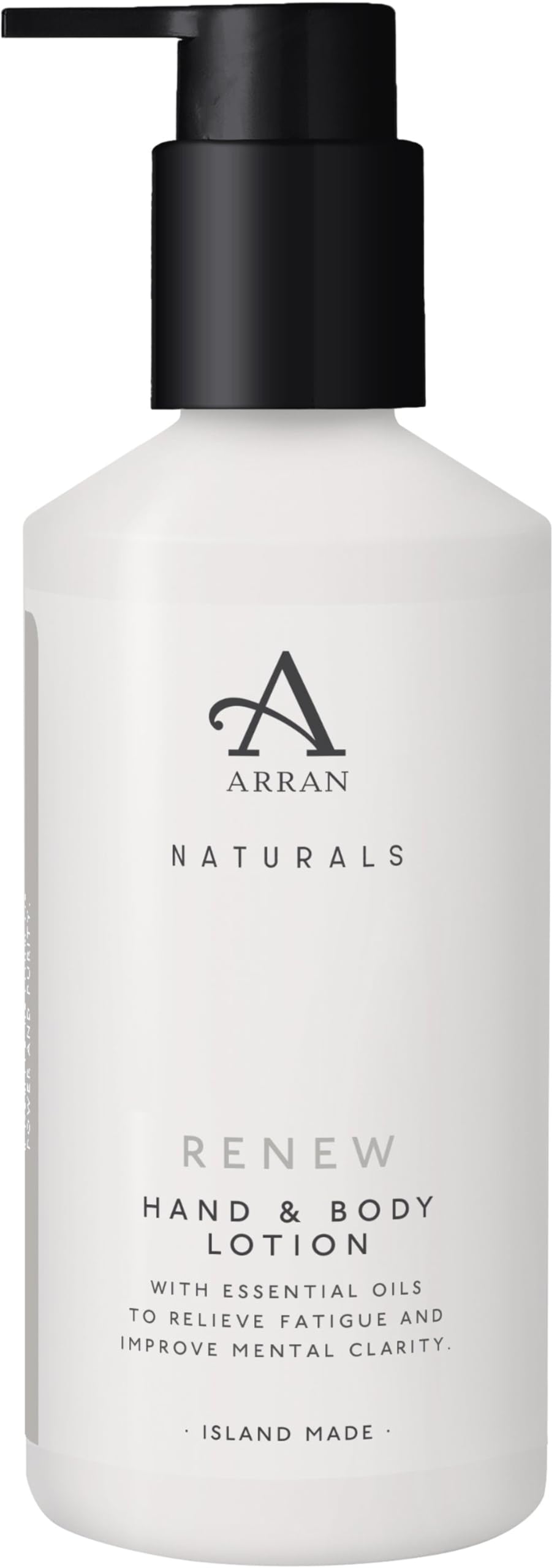Arran Sense of Scotland Naturals Renew Ylang & Cedarwood Hand & Body Lotion (250ml) Fast Absorbing Non Greasy Vegan Cruelty Free