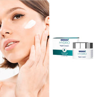 Novaclear Hydro Night Cream – Lightweight Gel Moisturizer with Hyaluronic Acid, Vitamin E & Antioxidants – Deep Hydration & Skin Renewal Cream 50 ML