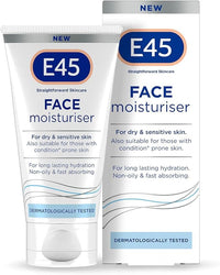 E45 Daily Face Moisturizing Cream - Hydrating Formula, 50ml