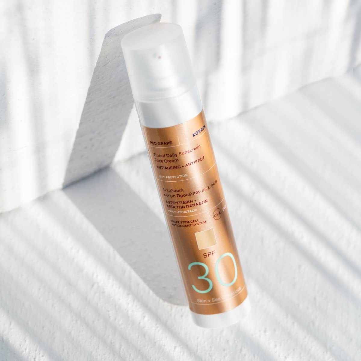 Korres Red Grape Tinted Face Sunscreen SPF30