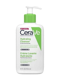 CeraVe Hydrating Cream-to-Foam Cleanser 236ml WHITE