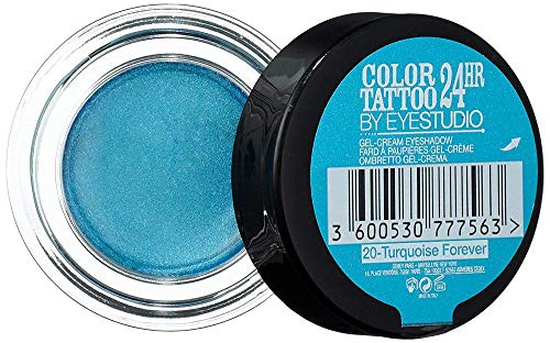 Maybelline Colour Tattoo 24 Hour Eye Shadow, Turquoise Forever Number 20