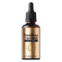 GMHLLES Sunless Tanning Drops, Self Tanning Drops, 60ml for Face And Body | Moisturizing and Nourishing to Make Skin Smooth and Elastic