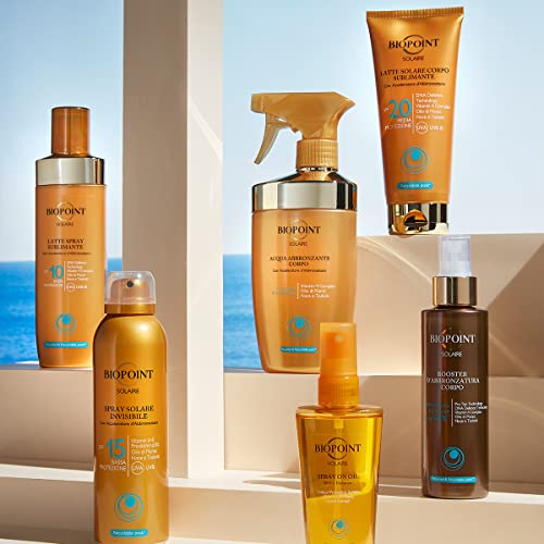 Biopoint Solaire Wonder Tan tanning set: tanning agent for face and body + aftersole attachment, 1 pack of 5 tanning agents (10 ml x 5) and 5 fixers (20 ml x 5)