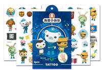 FRESHOER Temporary Tattoos,4 Sheets 100+ Patterns Anime Tattoo Stickers Waterproof Removable, Birthday Party Bag Filler