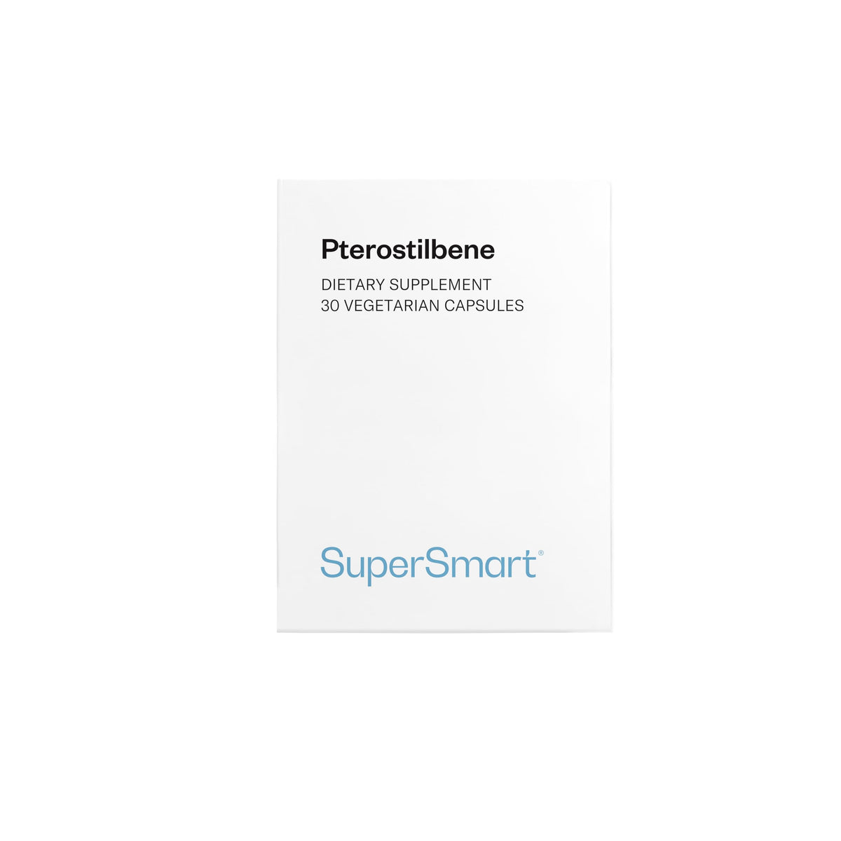 SUPERSMART Pterostilbene – pTeroPure® (Trans-Pterostilbene) – Supports Cognitive Function – Promotes Cardiovascular Health – Antioxidant – Vegan – Gluten-Free – SuperSmart