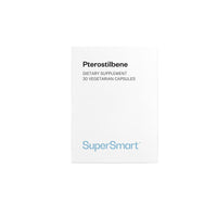 SUPERSMART Pterostilbene – pTeroPure® (Trans-Pterostilbene) – Supports Cognitive Function – Promotes Cardiovascular Health – Antioxidant – Vegan – Gluten-Free – SuperSmart