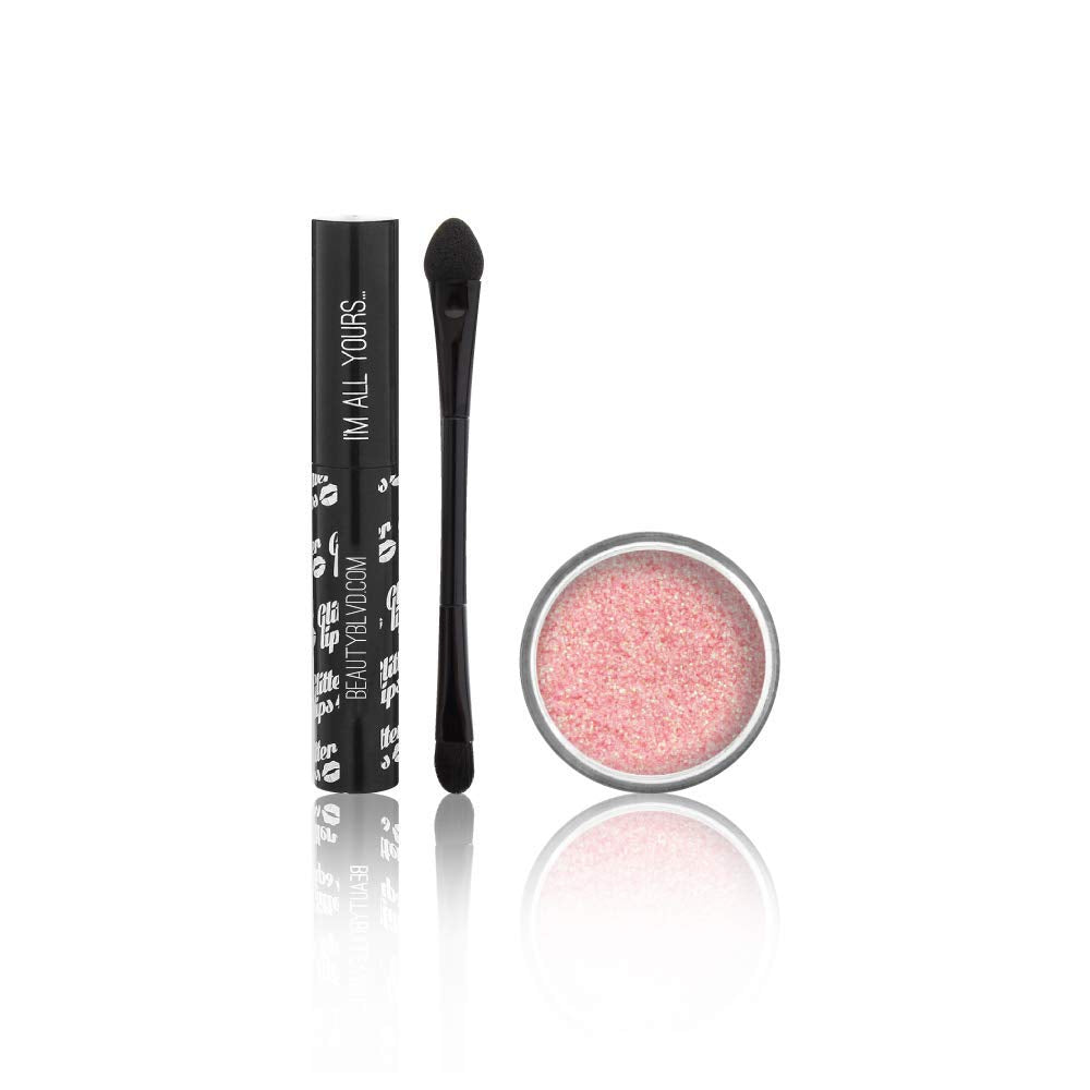 BEAUTYBLVD Glitter Lips, Cruelty Free Lip Kit - Cherub