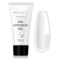 Makartt Poly Nail Hard Gel for Nail Extension Clear 50ML Beginner DIY