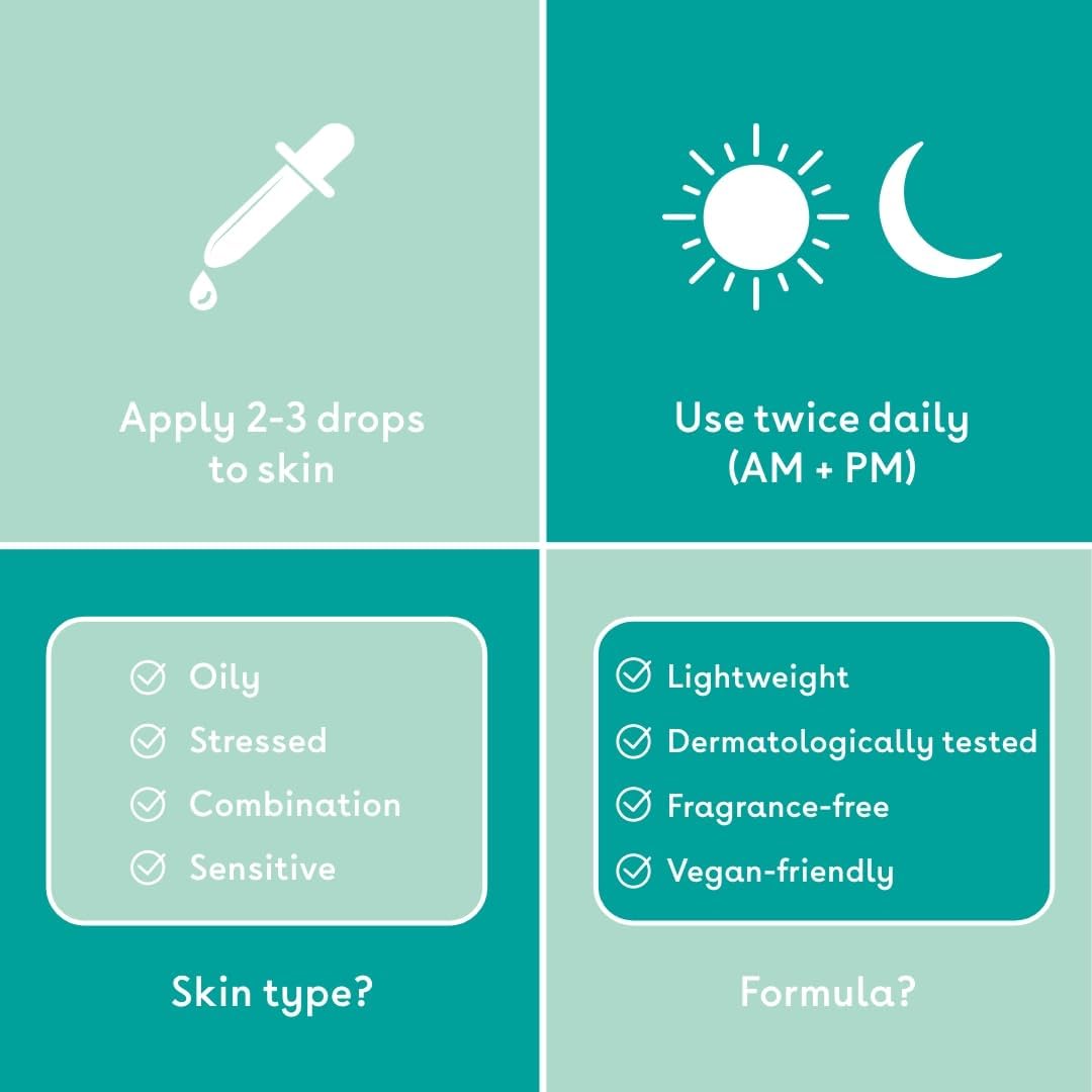Q+A Niacinamide Serum, a signature blend of Pineapple, Passionfruit, Peach, Goji Berry, and Cantaloupe Melon, rich in antioxidants, protects the skin whilst hydrating and balancing, 30ml