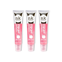 Nicka K nickaknewyork NK lip gloss gel 15ml Vitamin E, Shiny, Nourishes, Lip gel (Grapefruit, Pack Of 3)