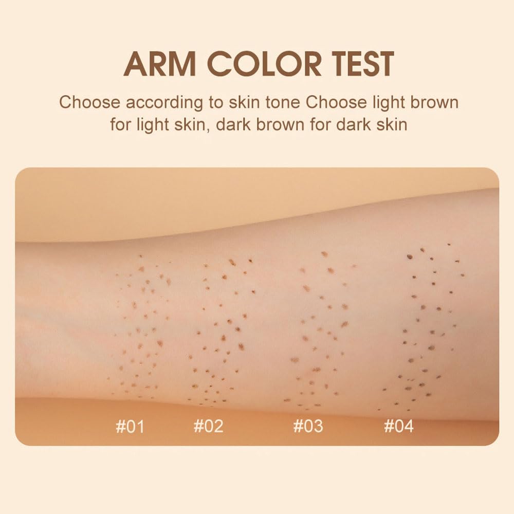 Mornery Freckle Pen - Freckle Makeup Pen Waterproof Long-Lasting Soft Spot Pen For Natural Like-real/Sun-kissed Makeup(Dark Brown 04)