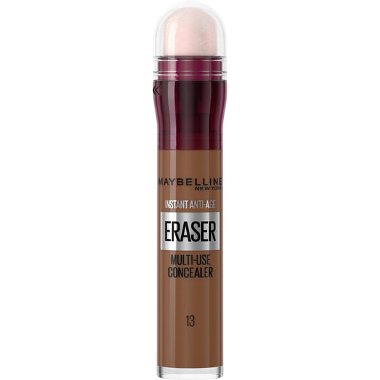 Maybelline Instant Anti Age Eraser Eye Concealer, Dark Circles and Blemish Concealer, Ultra Blendable Formula, 13 Cocoa