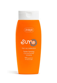Ziaja Sun Tan Accelerator 150ml - Moisturising Tanning Lotion for Faster, Deeper Natural Tan Before Sun Exposure or Solarium
