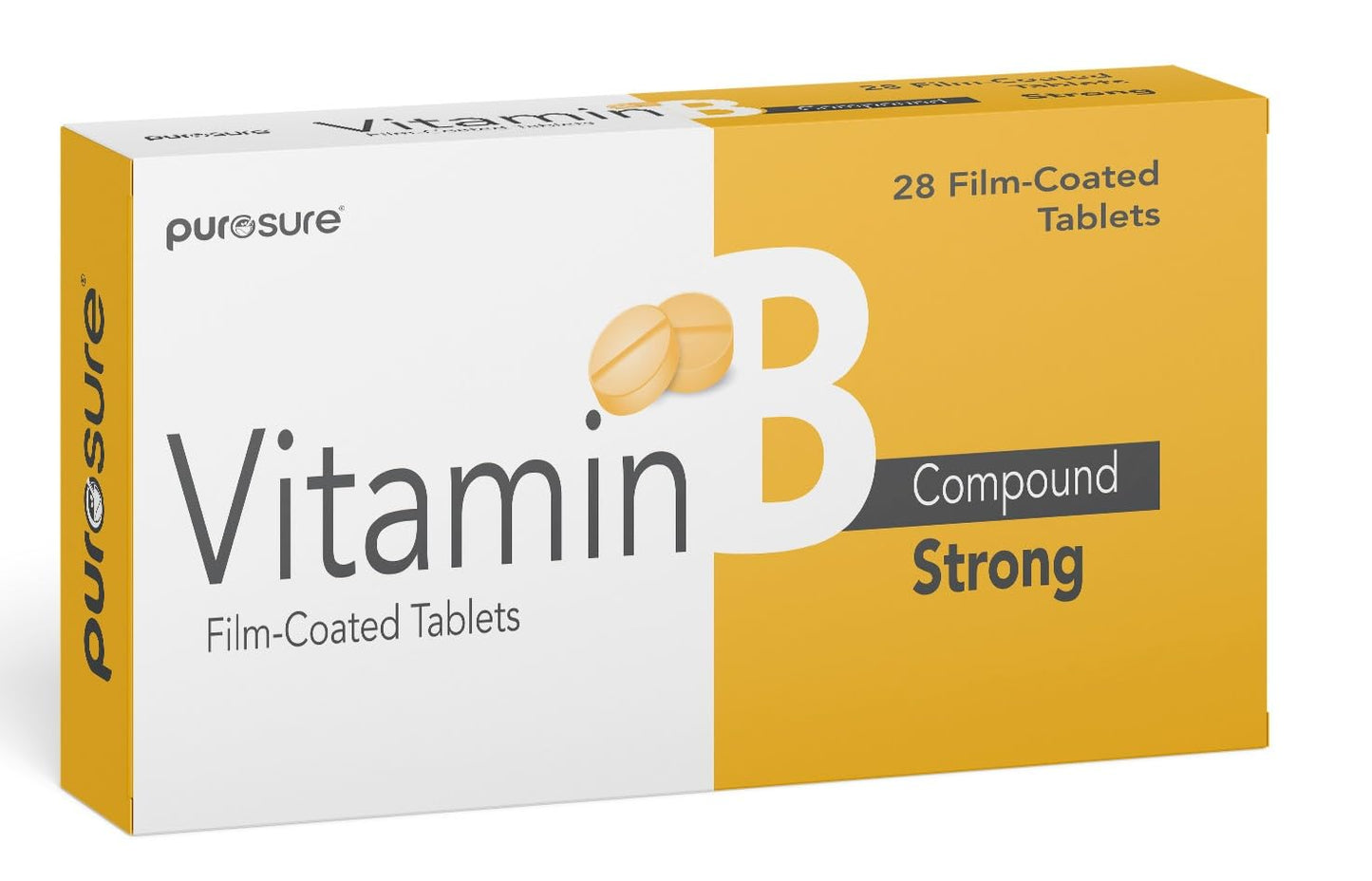 Purosure Vitamin B Compound Tablets | Dietary Supplement | B Compound – 28 Film Coated Tablets