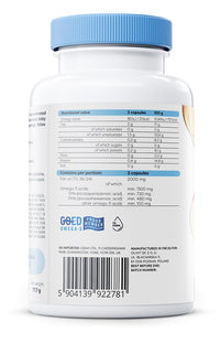 OSAVI Osavi Omega–3 Extra Molecularly Distilled 1300 mg – 120 Softgels | Lemon Flavor | EPA & DHA for Heart Health, Brain Function, and Vision I Molecular Distillation for Maximum Purity