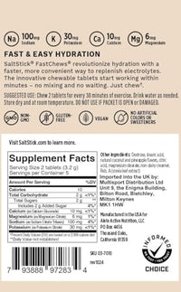 SaltStick Electrolyte FastChews Chewable Tablets | 1 Pack of 10 Tablets - Coconut Pineapple