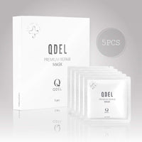 Qdel Bio cellulose Premium Treatment Mask 5 Pcs | Clinic Quality and Designed for Home Use | Moisturising & Rejuvenating Masks