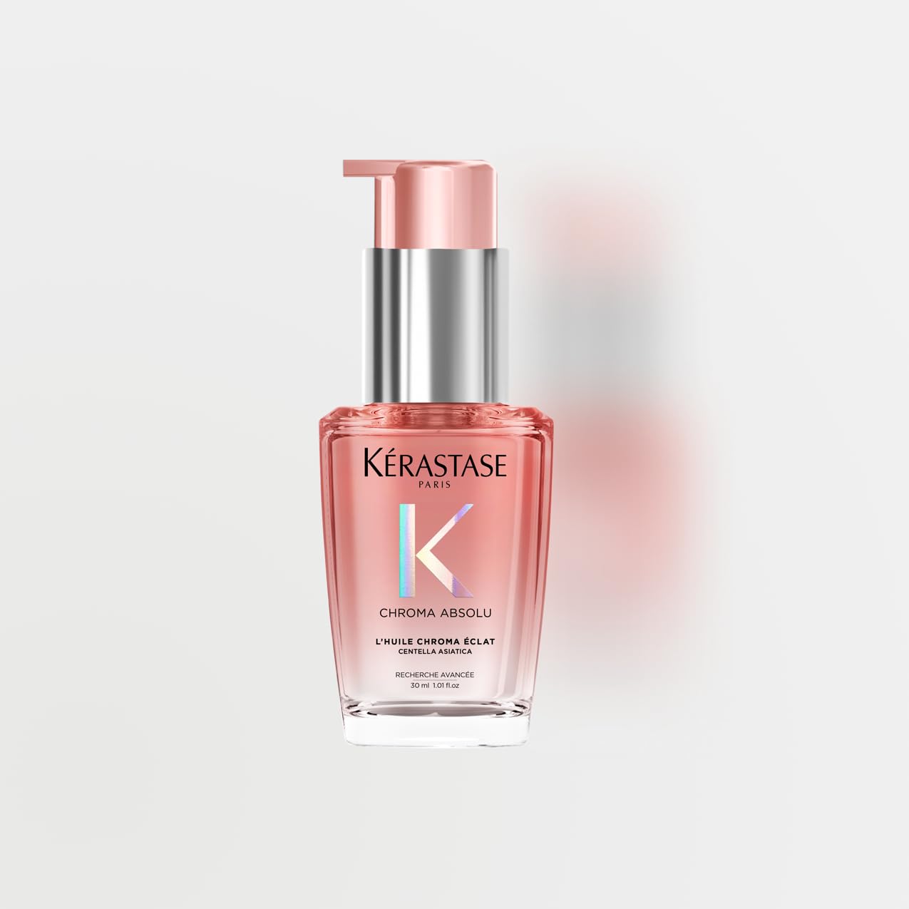 Kérastase Chroma Absolu, High Shine Hair Oil for Damaged Colour-Treated Hair, Lightweight Formula with Lactic Acid, Huile Chroma Éclat, 30ml
