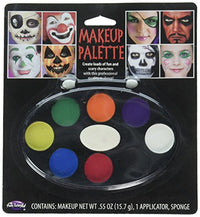 Fun World Halloween Makeup Tray 8 Colors Makeup Accessory