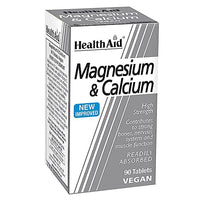 HealthAid Magnesium & Calcium - 90 Tablets