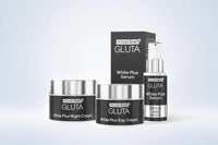 Novaclear Gluta White Plus Set – White Plus Serum, Day Cream & Night Cream with Glutathione & Retinol for Dark Spots, Even Skin Tone & Anti-Aging Skincare Routine