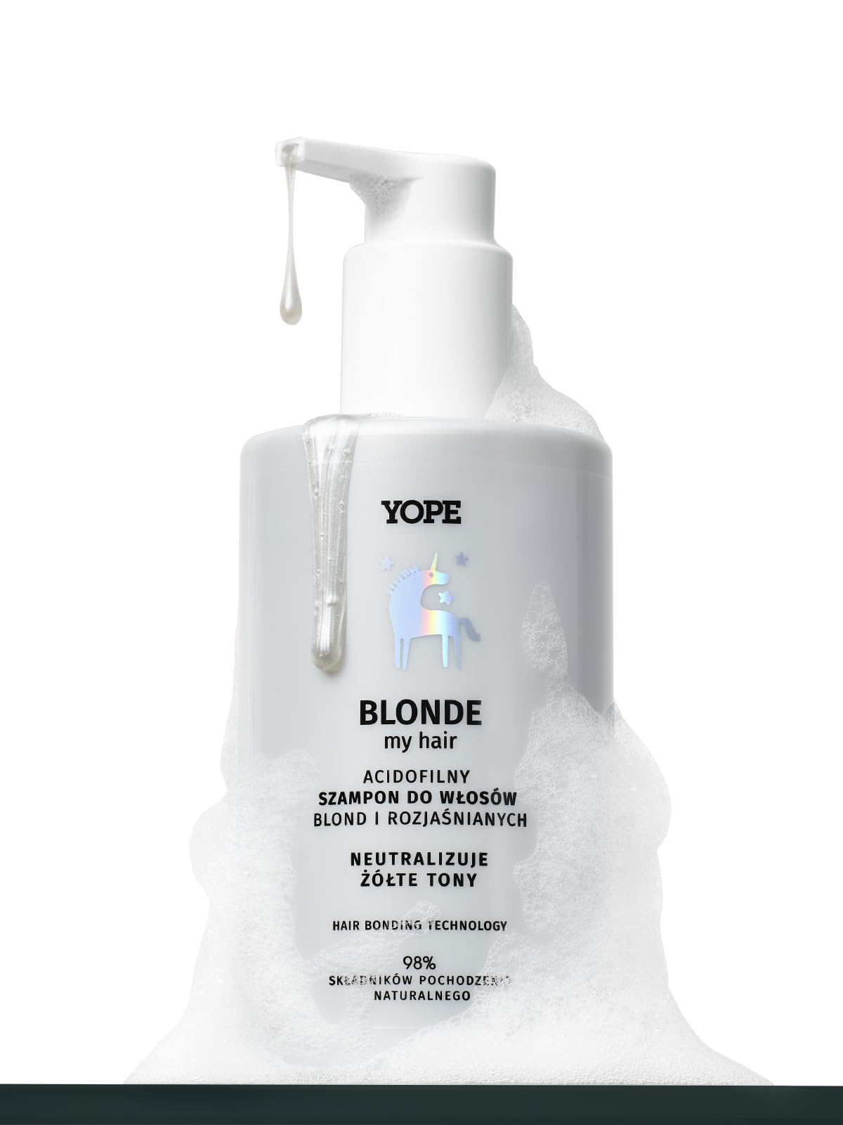 YOPE Shampoo for lightened and blonde hair | Neutralizes yellow tones | BLONDE 300ml