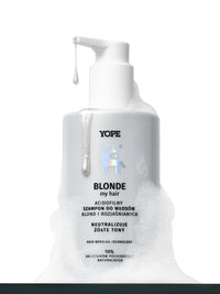 YOPE Shampoo for lightened and blonde hair | Neutralizes yellow tones | BLONDE 300ml