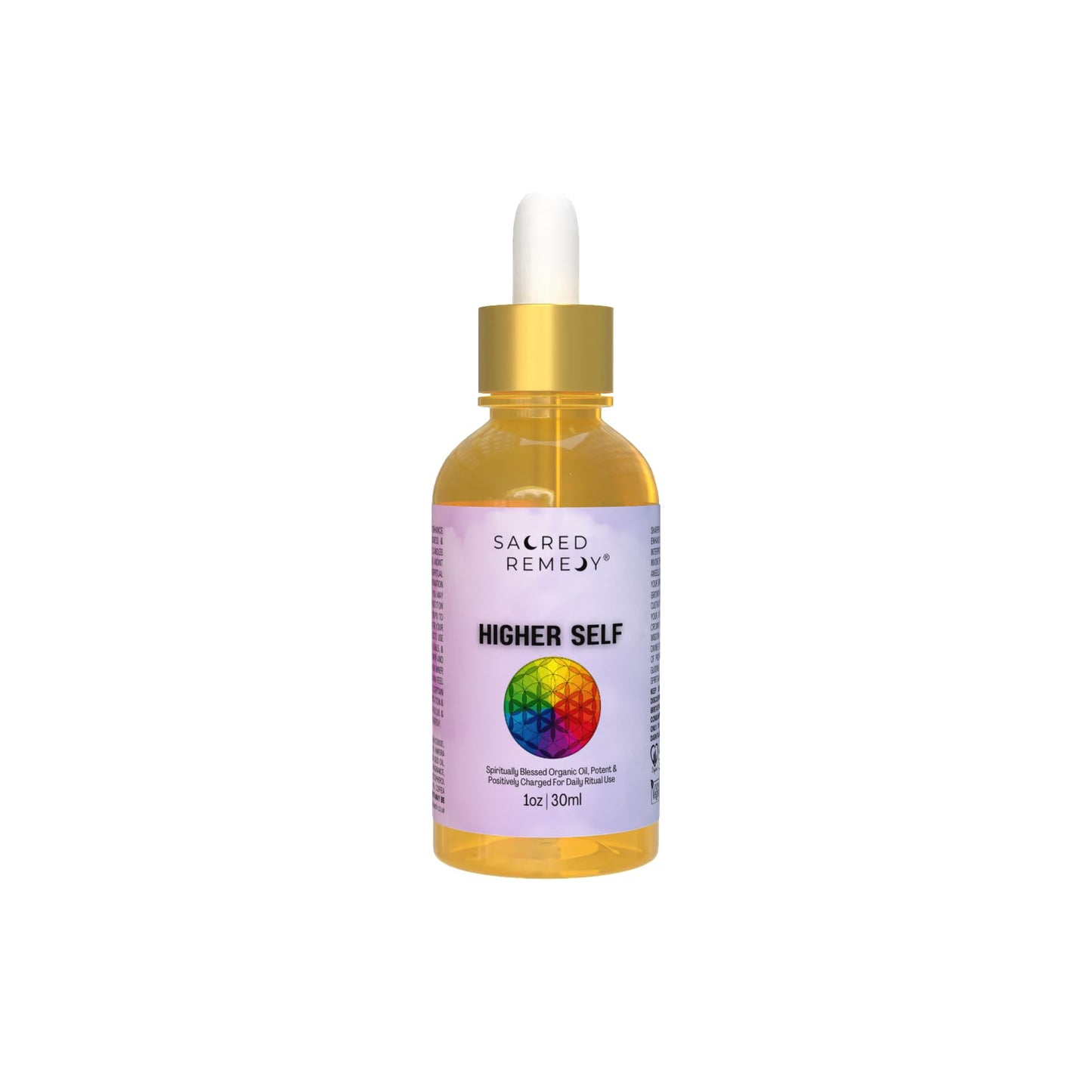 Sacred Remedy Higher Self Anointing Oil – Basil & Neroli for Third Eye & Crown Chakra Meditation with Organic Coconut, Jojoba & Shea for Spiritual Connection & Intuition (1oz / 30ml)