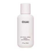 OUAI Anti Frizz Cream Travel Size - Moisturizing Hair Cream with Frizz Control & Heat Protection - Provides Hydration with Jackfruit & Beetroot Extract - Paraben, Phthalate & Sulfate Free