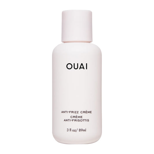 OUAI Anti Frizz Cream Travel Size - Moisturizing Hair Cream with Frizz Control & Heat Protection - Provides Hydration with Jackfruit & Beetroot Extract - Paraben, Phthalate & Sulfate Free