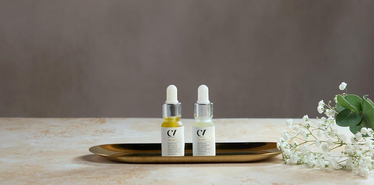 Green People Age Defy+ Purifying Booster Drops - Face Serum for Spot-Prone & Sensitive Skin - Paraben & Alcohol Free Skincare - Vegan, 10ml