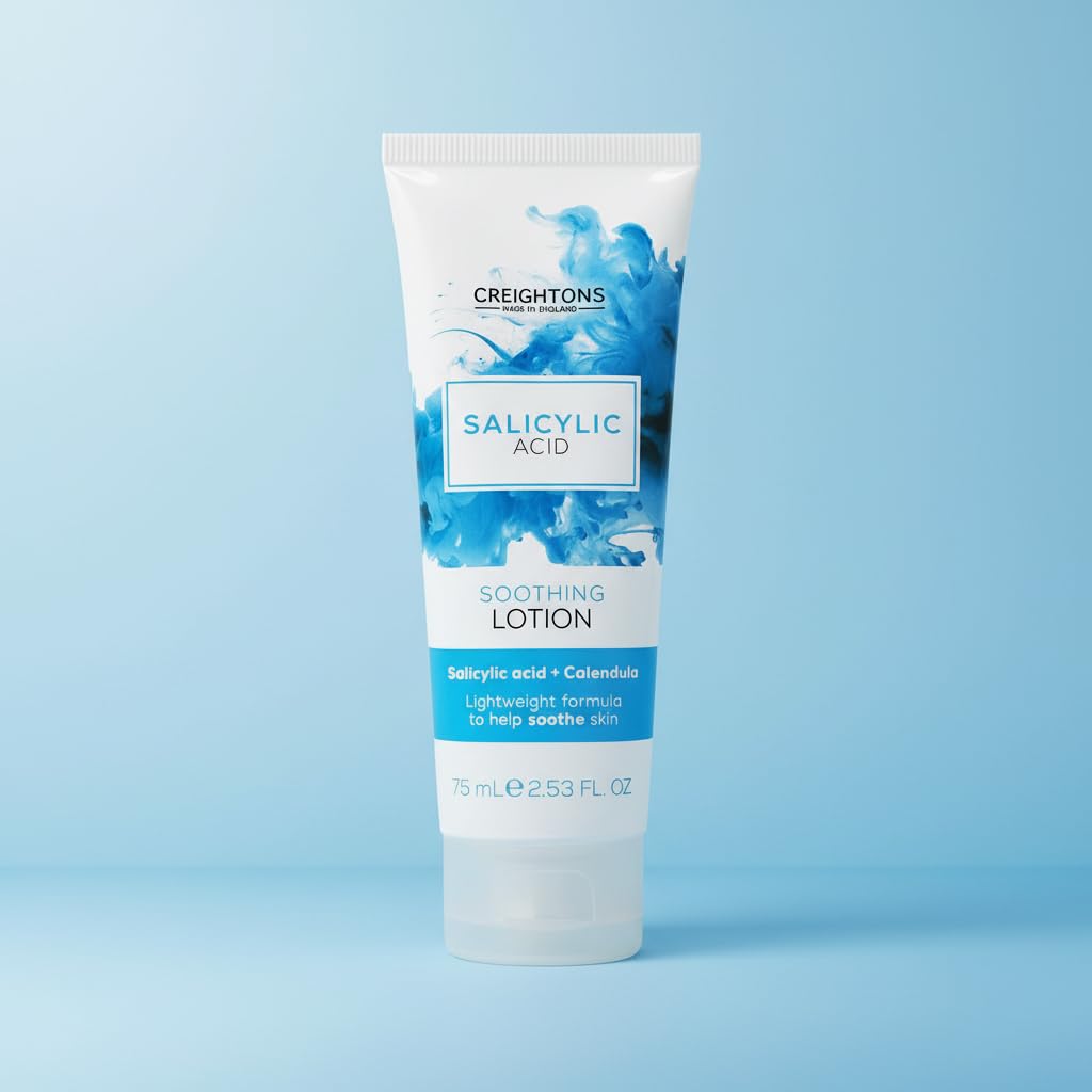 Creightons Salicylic Acid Soothing Lotion (75ml) - With salicylic acid & calendula, a moisturising, lightweight lotion to help soothe and care for angry, blemish-prone skin