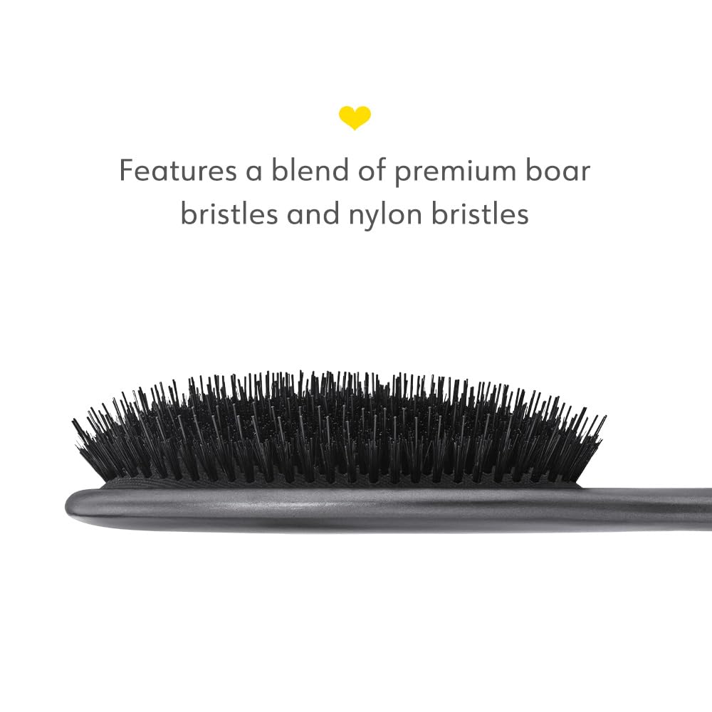Drybar Bristle Hair Brushes - The Flat Mate range || Handcrafted boar bristle brush, premium boar and nylon bristles, lightweight imported beechwood, helps condition & add shine || All hair types