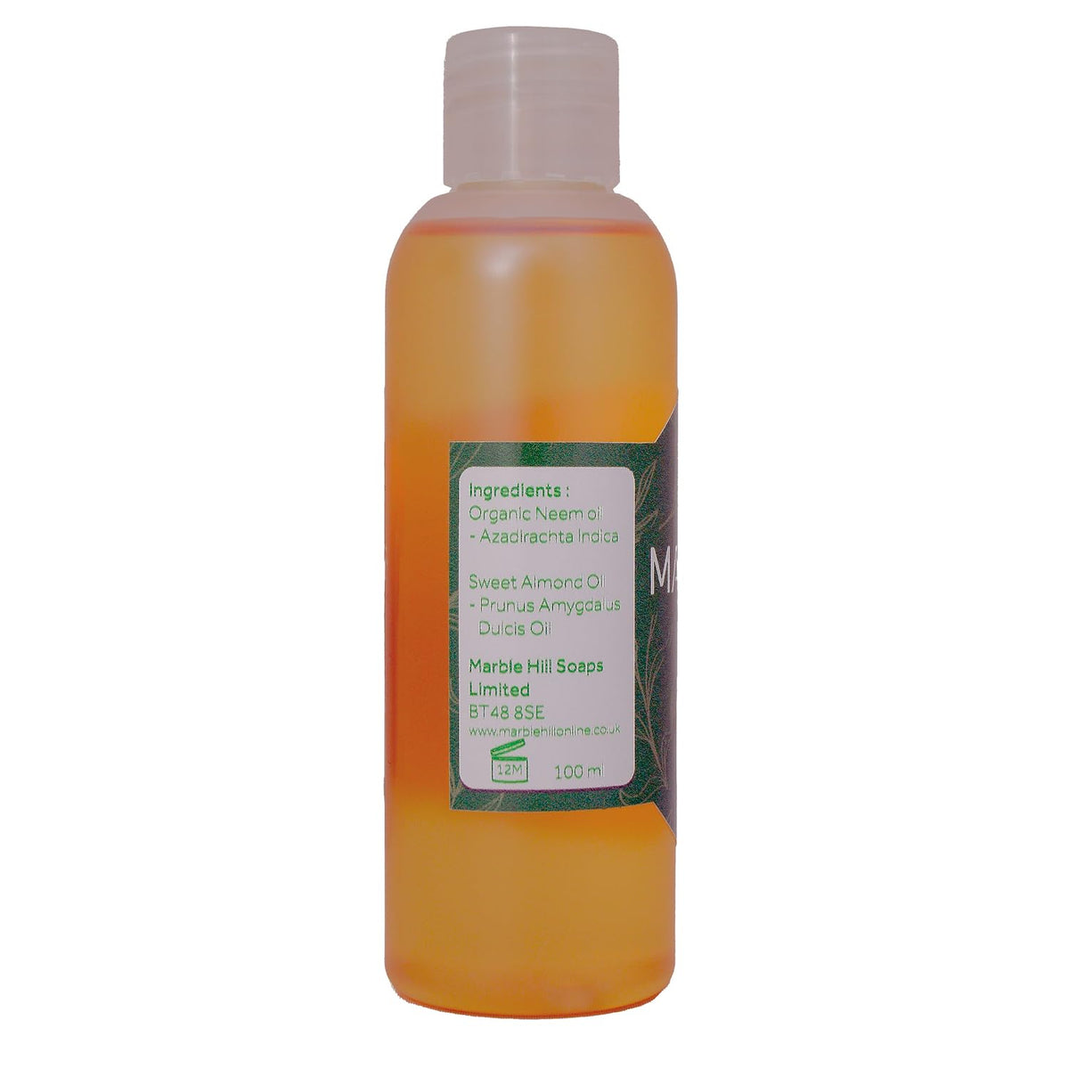 Marble Hill Ready to use Organic Neem oil, promotes Healthy Skin Hair and Nails Encourages Hair Growth Soothing for Flaky Skin Psoriasis Itchy Scalp Brittle Nails