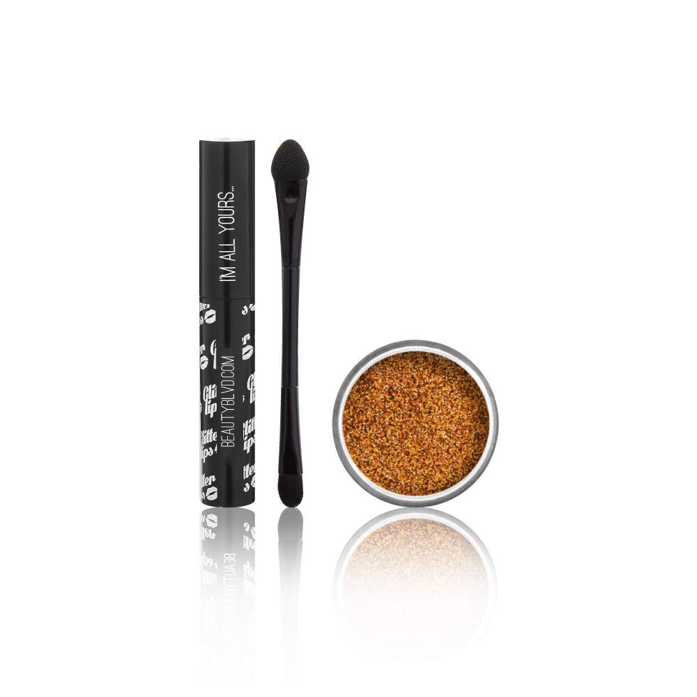BEAUTYBLVD Glitter Lips, Cruelty Free Lip Kit - Guilty Rose