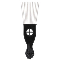 Anself *s 3Pcs Afro Combs, Professional Metal African American Hair Comb for Hairdressing Styling Tool