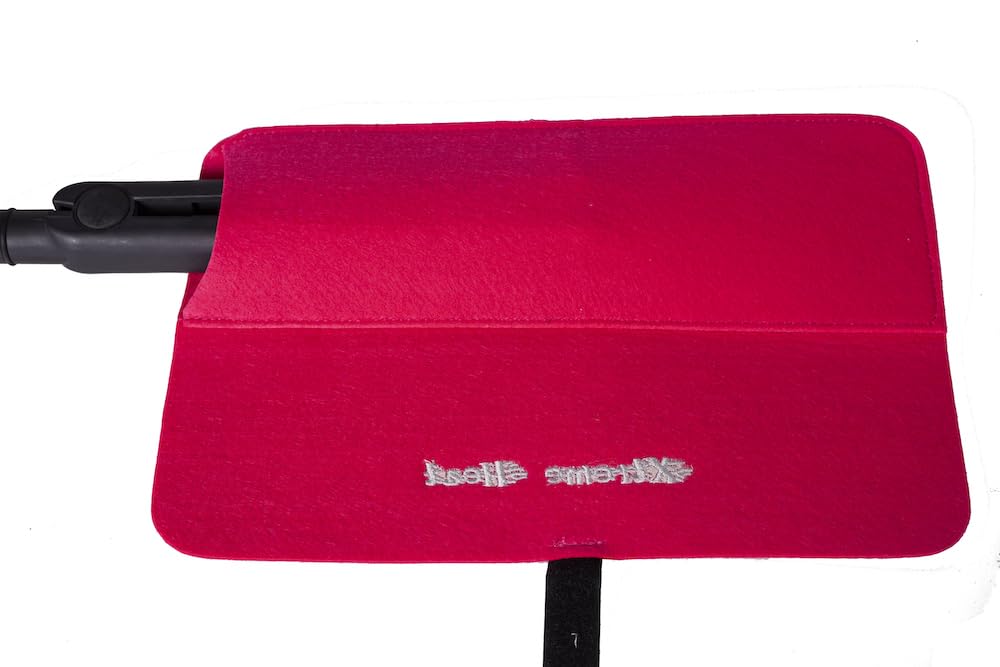 H.H Pro Extreme Heat Protection Cerise Travel Pouch Safety Mat with Storage Pouch for GHD Hair Straighteners and Tongs etc