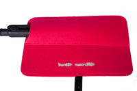 H.H Pro Extreme Heat Protection Cerise Travel Pouch Safety Mat with Storage Pouch for GHD Hair Straighteners and Tongs etc