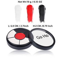 Go Ho White Black Red Colors 3 In 1 Body Paint Set,3 Colors Face Paint Wheel for Special Effects,Zombie Vampire Skeleton Halloween Costume Clown Makeup Body Paint