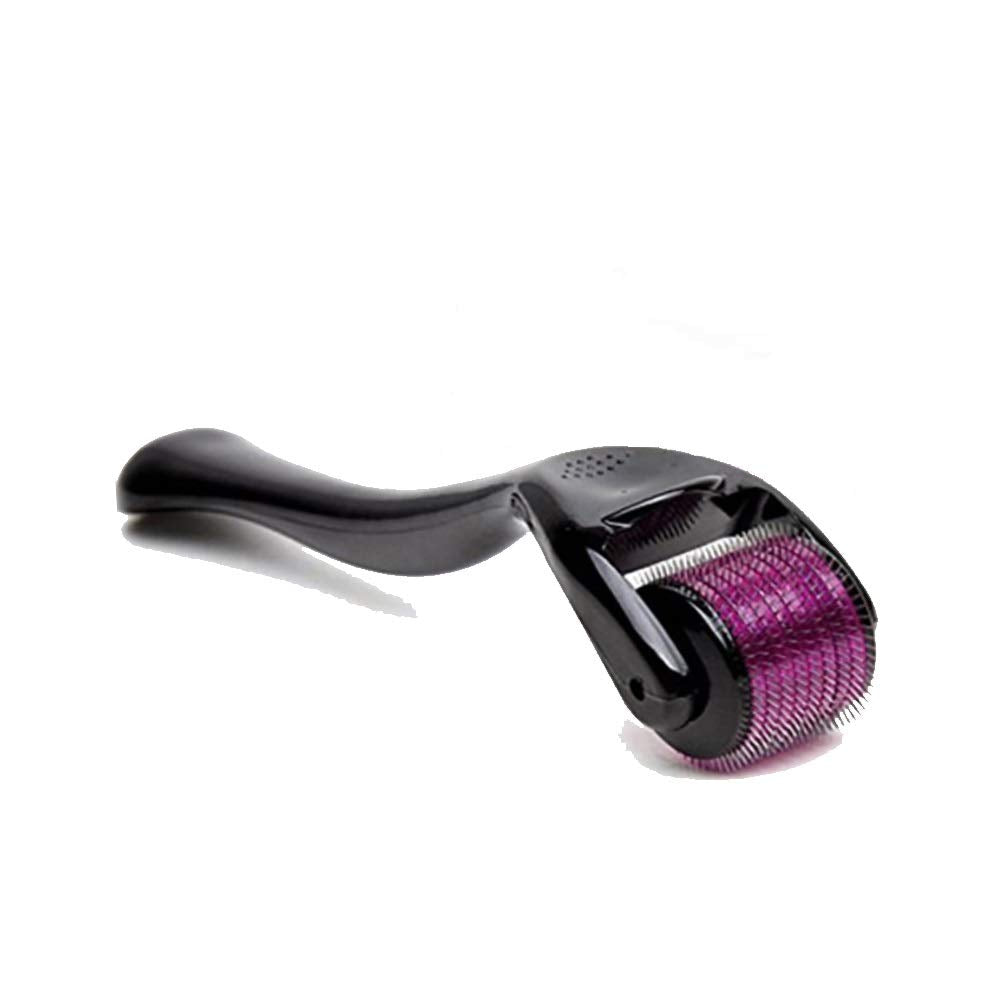 Derma Roller System Derma Roller -Titanium 540 Needles 1.00mm + storage case |Micro needling| Derma Skin Roller |Micro needle roller for Skin Rejuvenation Anti Ageing Scar Acne marks Cellulite Treatment (1.00, Black)