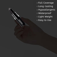 YBUETE Black Cream Blend Stick, Safe and Professional SFX Face Body Paint Stick ,Makeup Face Lip Painting for Sports Festival Halloween Football Adult Festival Theater Performance Party Cosplay
