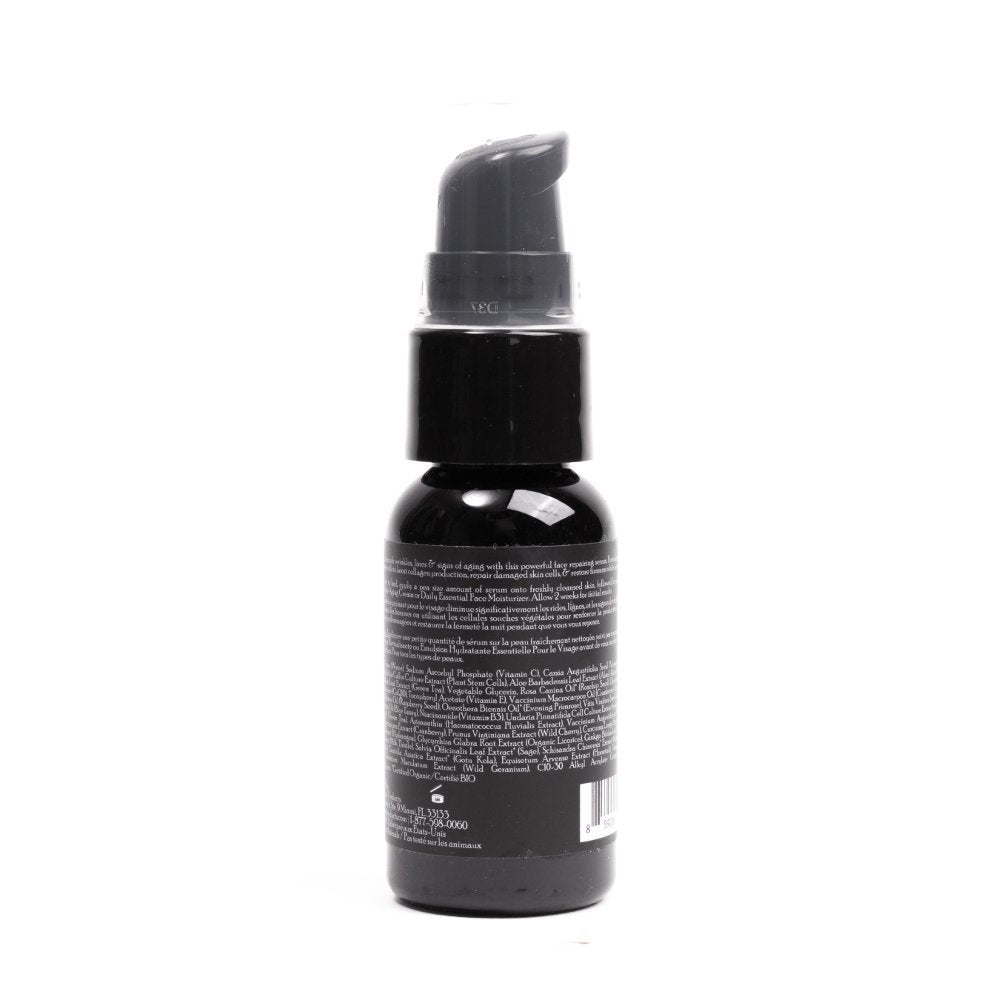 Brickell Men's Products Brickell Men's Anti Aging Repairing Night Serum for Men, Natural and Organic, Vitamin C Face Serum to Repair Damaged Skin Cells, Diminish Wrinkles and Fight Inflammation, 30 ml, Scented