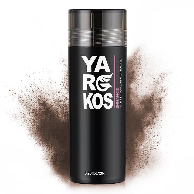 MIFANYO Instant Hair Thickening Fibers, Dark Brown, Hair Building Fibers for Conceals Hair Loss, Instantly Hairline Filler Powder for Thinning Hair, Women Root Touch Up, Men Bald Spot Cover Up