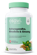 OSAVI Osavi Ashwagandha + Rhodiola & Ginseng - 120 Vegan Capsules