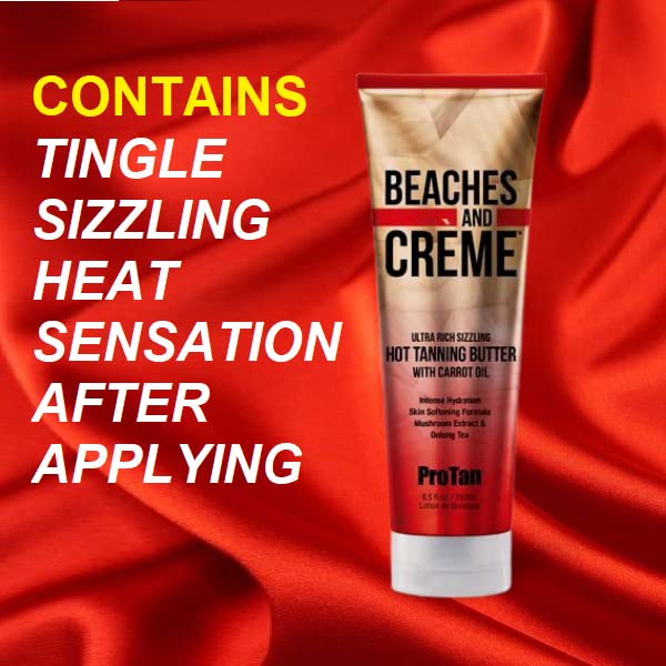 Pro Tan Beaches and Creme Ultra Rich Hot Tanning Butter with Carrot Oil (250ml)