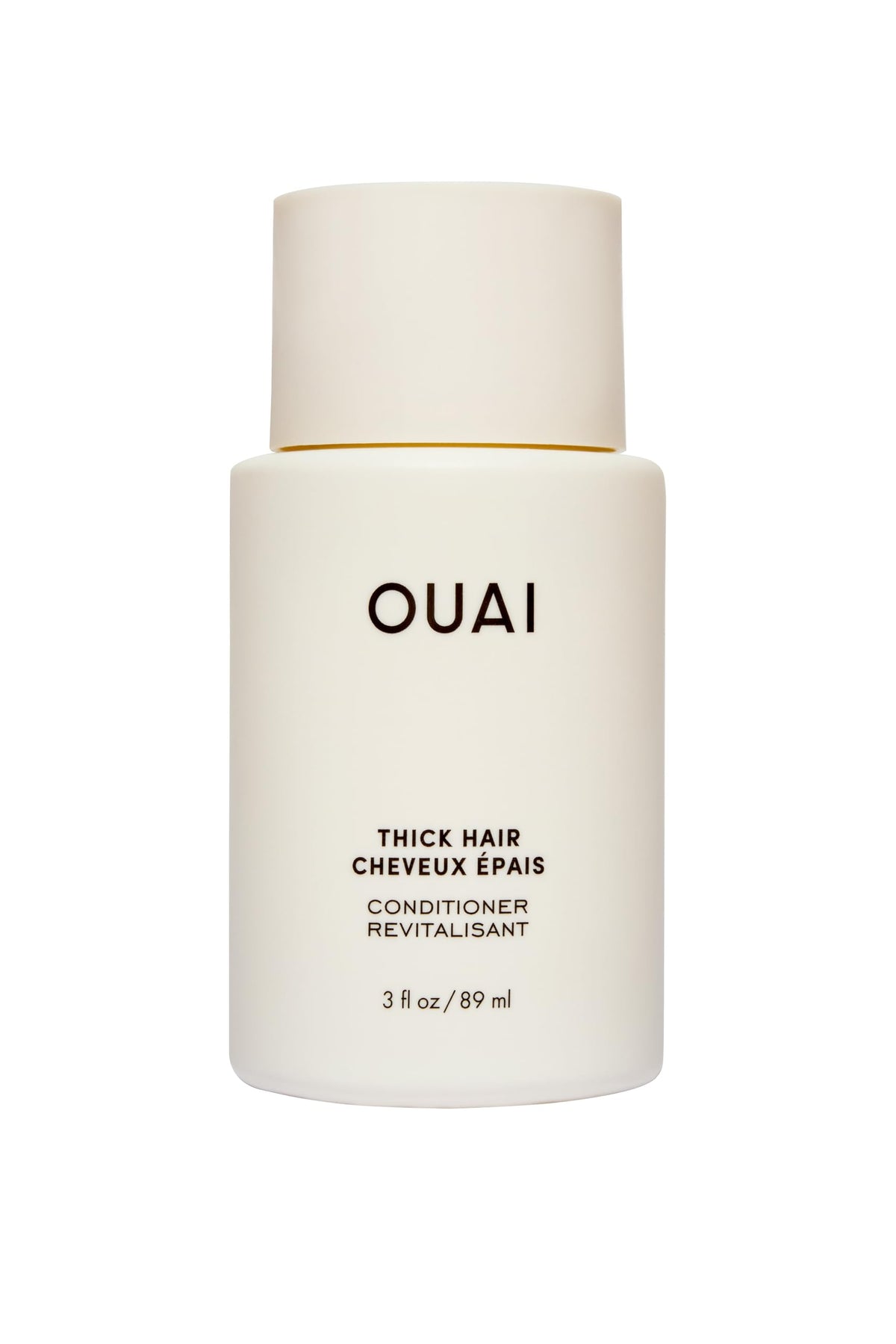OUAI Thick Hair Conditioner Travel Size - Moisturising Conditioner for Dry, Frizzy Hair - Keratin, Marshmallow Root, Shea Butter and Avocado Oil - Paraben, Phthalate and Sulfate Free Hair Care - 89ml