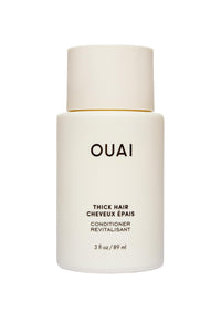 OUAI Thick Hair Conditioner Travel Size - Moisturising Conditioner for Dry, Frizzy Hair - Keratin, Marshmallow Root, Shea Butter and Avocado Oil - Paraben, Phthalate and Sulfate Free Hair Care - 89ml